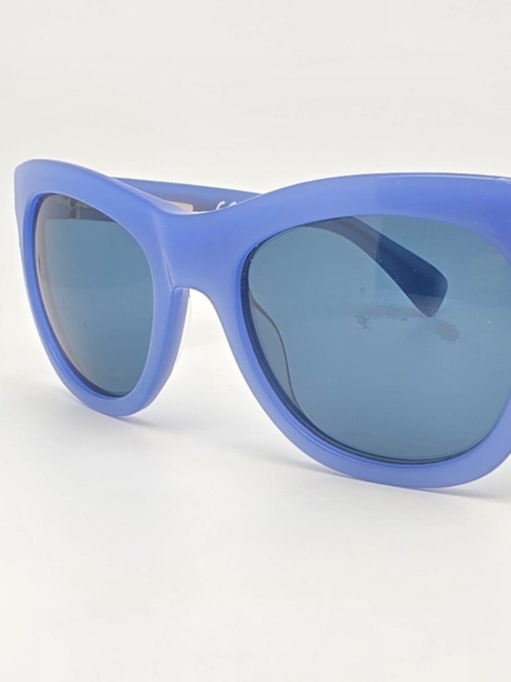 J. Crew JE3719S 431 Blue Frame Blue Lens Thick Cat Eye Sunglasses 54-21-135